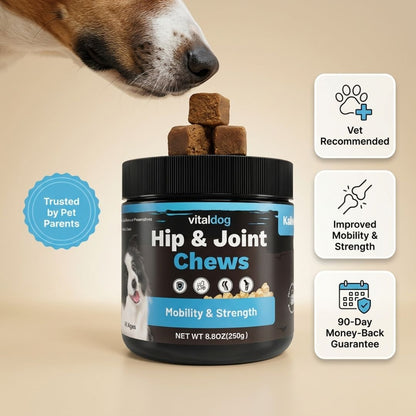 Hip + Joint Chews Support for Dogs (100 counts)