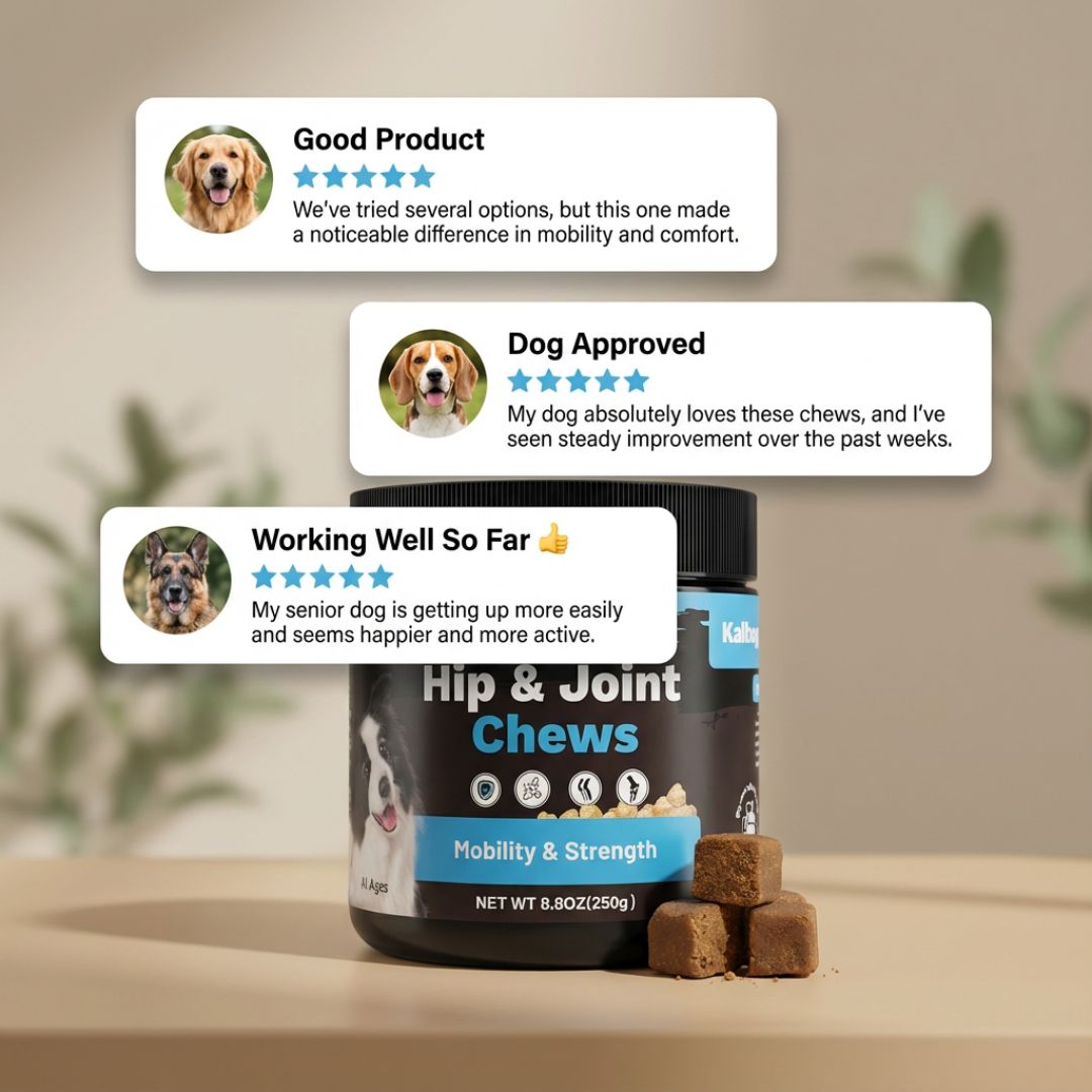 Hip + Joint Chews Support for Dogs (100 counts)