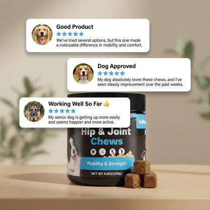 Hip + Joint Chews Support for Dogs (100 counts)